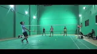 Badminton practices Soft & Hard hand hinting 
