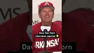 Dave Van Horn keeping the media on their toes😂 #WPS