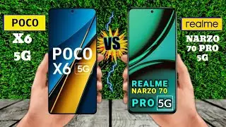 Poco x6 vs realme narzo 70 pro full comparison 🔥⚡/@rahultech3