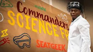 SCHEDULE RELEASE! Commanders School Science Fair With Bill (Croskey-Merritt) the Science Guy