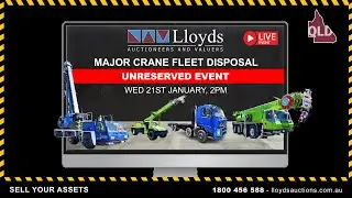 UNRESERVED Major Crane Fleet Disposal January 2026