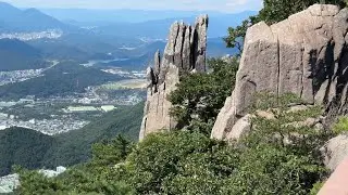 Climbing Jangsan Mountain - Arriving at Clasped Hand Rock Observatory Aug 30, 2025 1423hrs