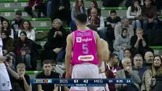 AdmiralBet ABA League 25/26, extended HL, Round 15: Bosna BH Telecom - Mega Superbet (18.1.2026)