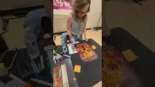Danielle Harris signing autographs at Sacramento Sinister Creature Con June 2025