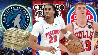 BULLS, PISTONS & T-WOLVES JUST SHOOK THE NBA | Full Trade Breakdown