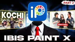 How to make Vlog thumbnail in Ibis Paint X FULL Course in Hindi | Part 2 | vlog thumbnail tutorial
