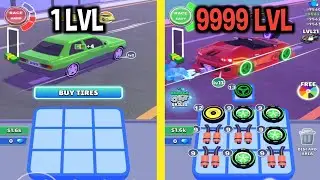 MAX LEVEL in Merge Race SuperCar Game
