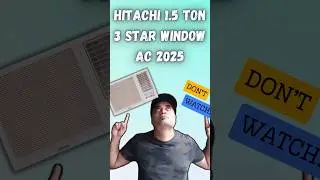 hitachi 1.5ton 3star window ac 2025 in India #bestac #hitachiwindowac #trending