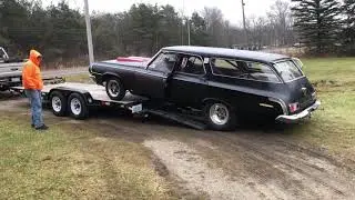 the murder wagon  station wagon drag car
