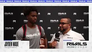 Rivals Five-Star: 2028 Quarterback Jayden Wade interview