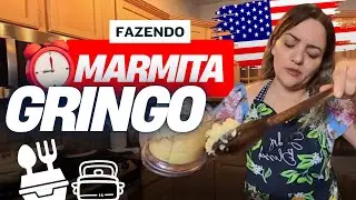 Preparando Marmita de Carne com Batata para meu Gringo.