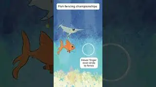 You found the swordfish! 🥳🥳💐🐟 #swordfish #goldfish #animation