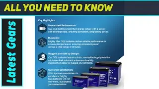 `Mighty Max GEL Battery: Sunpex Tracker's Powerful Upgrade!