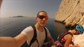 Escalade en grandes voies Calanque de Sormiou