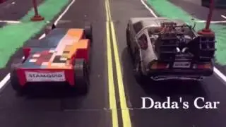 2016 Back to the Future DeLorean & Minecraft Stam-Quid Pinewood Derby Cars