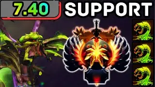 🔥 NEW PATCH 7.40 !!! VENOMANCER HARD SUPPORT SLOW SLOW SLOW | DOTA 2 GAMEPLAY 🔥