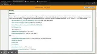 Textbooks/Software