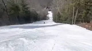 Satan’s Stairway double diamond trail at Ski Sundown 3/12/23