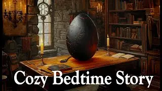 Bedtime Story for Adults. COZY FANTASY. The Wizard and The Egg. BLACK SCREEN. For Sleep.