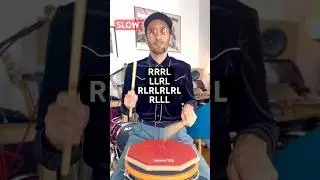 LESSON 3: R R R L   L L R L RLRLRLRL R L L L   #music #practice #drum #lesson #batteur #artist