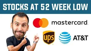 3 stocks at 52 Wk Low! | Mastercard, AT&T, UPS stock analysis
