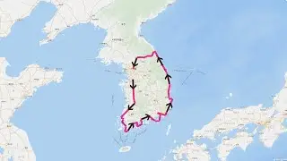 Road Trip Time Lapse [Korea Tour] 2,400km