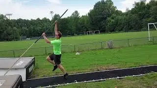 Rob Hoover, Pole Vault, practice 06-AUG-2024