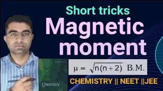 How to find magnetic moment | magnetic moment trick