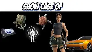 Tomb Raider Bundle & Dodge Charger  S Cat  in game Show Case #fortnite #showcase