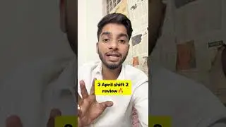 🥶Hard shift Aagyi? 3 April shift 2 review | JEE Mains 2025 #iit #jee #shorts