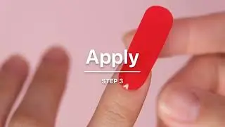 How to apply semi-cured Nailog nail strips?