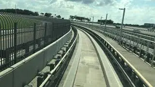 4K TAMPA INTL AIRPORT Sky Connect Rear POV Car rentals to Terminal