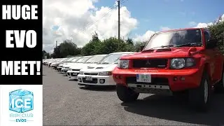 A HUGE Mitsubishi Evo Gathering! - ICE Irish Club of Evos