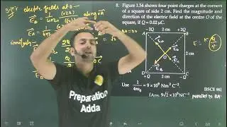 Pfp-8 electric charges and field : figure 1.54 shows four point charges at the corners of a square o