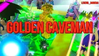 로블록스 월드 디펜더스(World Defenders)Golden CaveMan