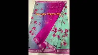 Pure handloom mangalagiri Pattu sarees