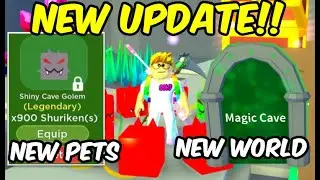 *NEW UPDATE* IN NINJA CLICKER SIMULATOR (EVENT WORLD & SHOP) Roblox Ninja Clicker Simulator