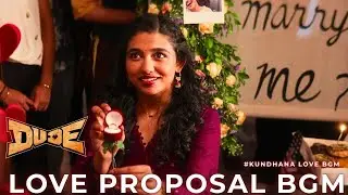 Dude Kundhana Love Proposal BGM | Train Scene BGM | Original Audio | Pradeep | Sai Abhyankkar | 4K
