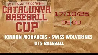 Game 10. London Monarchs - Swiss Wolverines   U15 Baseball 17 OCT 09:00