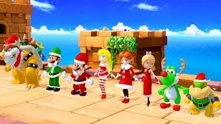 【スーパーマリオパーティ】クリスマススペシャルすべてのミニゲーム(COM最強 たつじん)