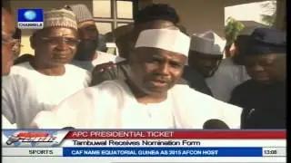Tambuwal Recives Nomination Form For APC Presidential Ticket