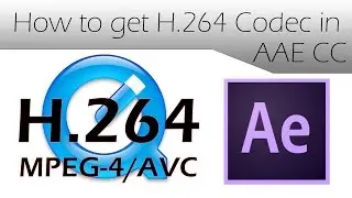 Tutorial - How to get render in .mp4 (H.264 Codec) in Adobe After Effects