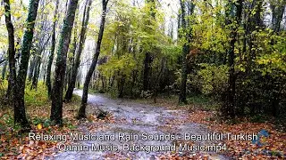 Relaxing Music and Rain Sounds - Beautiful Turkish Qanun Music, Background Music