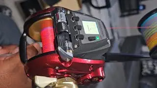 Spooling My #electric  #Diawa  #Seaborg800mj with @Piscifun Spooler Paired and New #Saltflow Rod