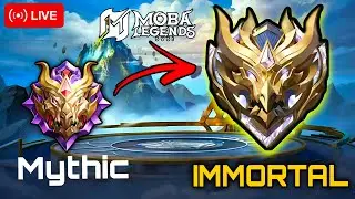 IMMORTAL RANK PUSH in Darksystem | Moba Legends Live