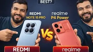 Realme P4 Power vs Redmi Note 15 Pro Comparison !! Best SmartPhone Konsa Hai ?? HINDI