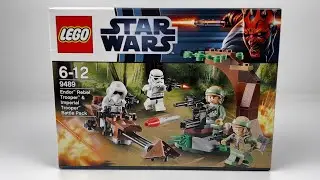 Retired Endor Rebel & Imperial Trooper Battle Pack - Set 9489 - SpeedBuild