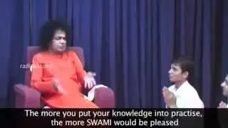 #SaiBabaInterview Speak about Knowledge