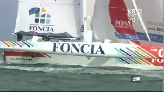 MOD70 KRYS MATCH Highlights Day1 : VEOLIA ENVIRONNEMENT leading the way