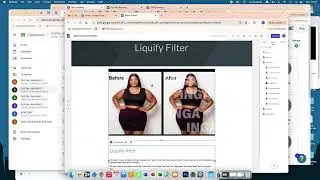 Liquify Filter Uploading to Google Site
